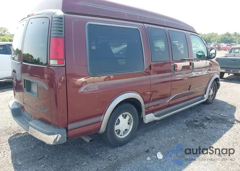 1998 Chevrolet Chevy Van G1500 from USA, damaged, VIN 1GBFG15R6W1072718